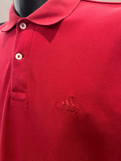 Polo Adidas rossa | L uomo thumbnail