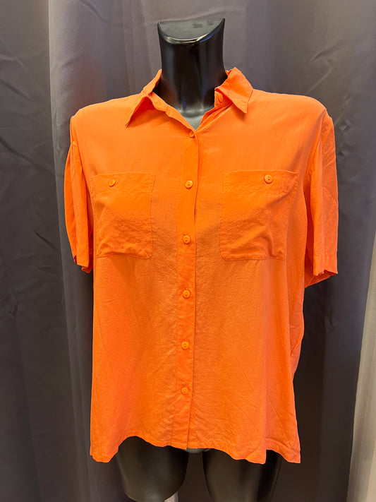 Camicia vintage in pura seta (M donna)