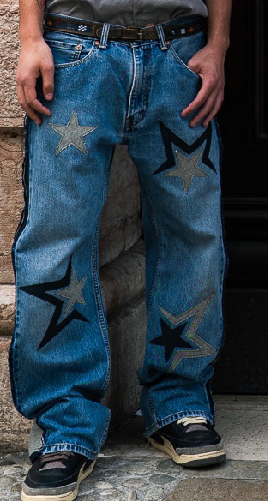 Jeans flare Levi’s 505 custom R3BORN | L uomo