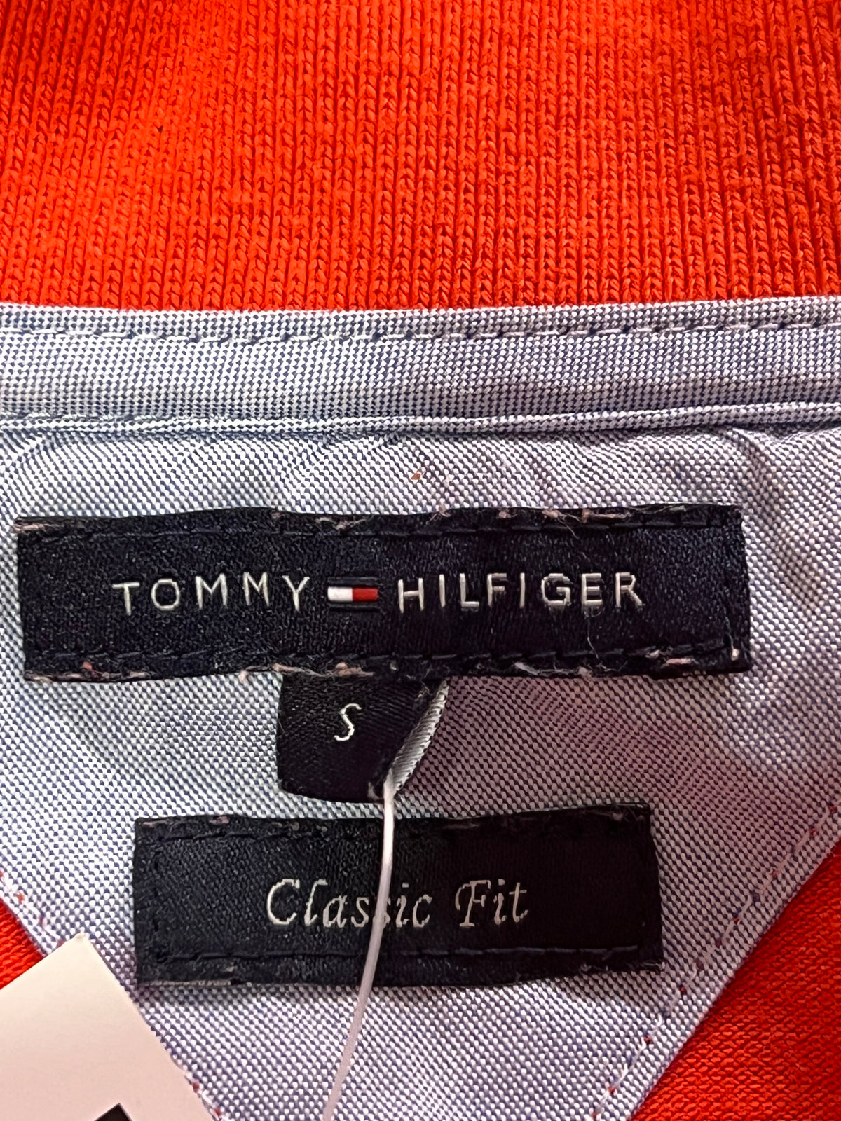 Polo Donna Tommy Hilfiger Arancione – Taglia S – Classic Fit