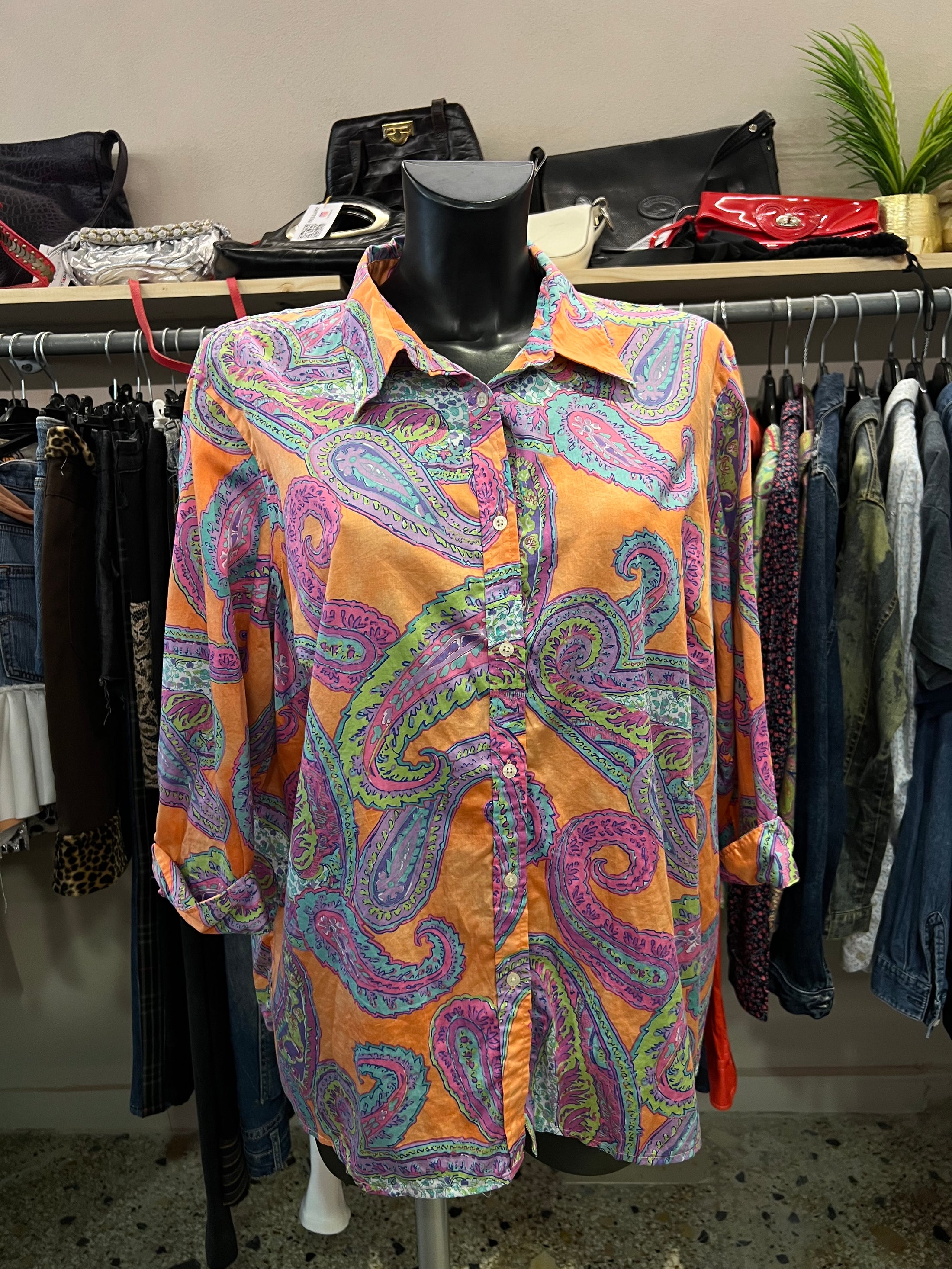 Camicia manica tre quarti Lauren Ralph Lauren |3XL donna
