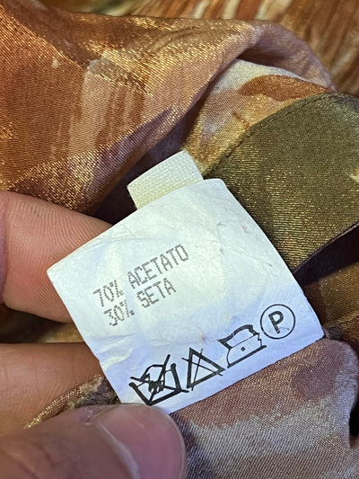 Blusa vintage in seta e acetato (2xl donna) thumbnail