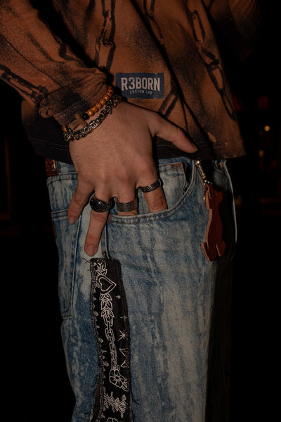 Jeans flare vintage Valentino Custom (M) thumbnail