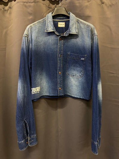 Camicia crop in denim Jack & Jones Vintage Cloth Custom - L donna | R3BORN thumbnail