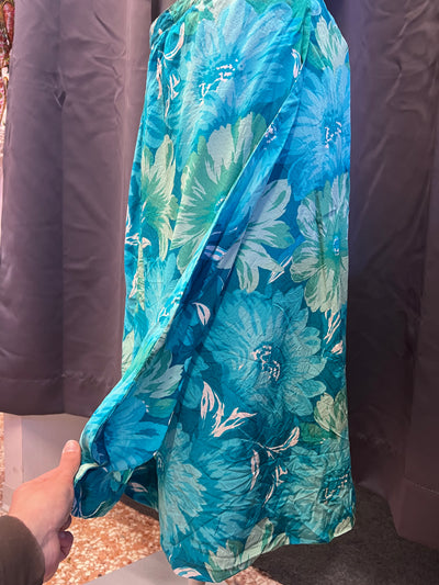 Gonna  anni 80 sartoriale midi floreale (M donna) thumbnail