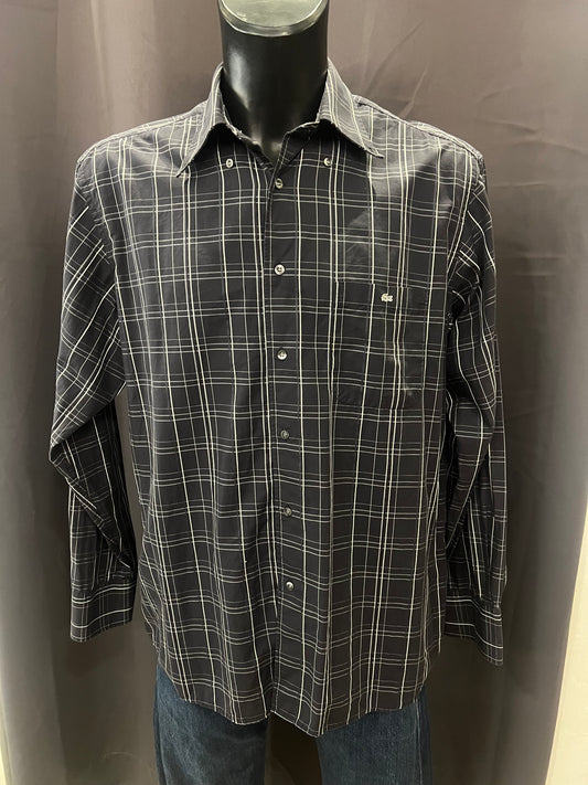 Camicia LaCoste silver crocodile |XL uomo