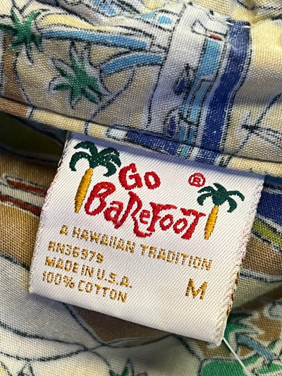 Camicia vintage hawaiana Go Barefoot (m uomo) thumbnail