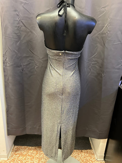 Abito lungo in lurex argento souvenir (m donna) thumbnail