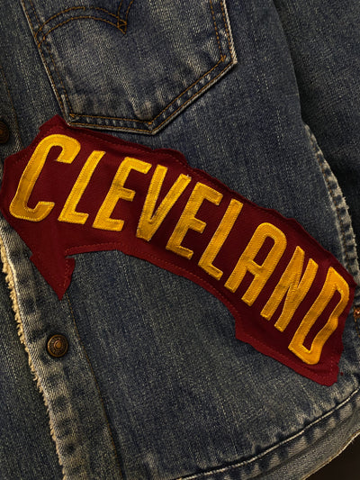 Giacca Vintage Levi's x Adidas NBA LeBron James Custom - R3BORN thumbnail