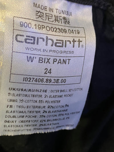 Jeans Carhartt Neri Elasticizzati Custom Donna M | R3BORN thumbnail