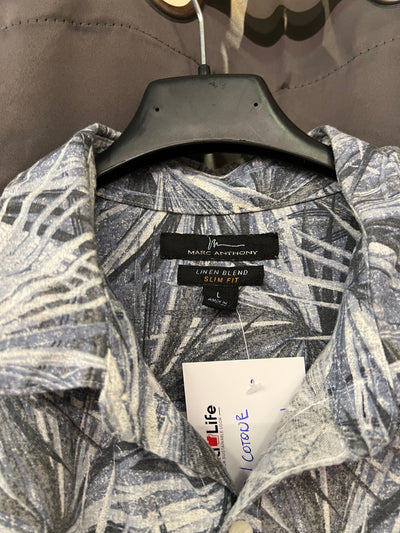 Camicia hawaiana Marc Anthony lino e cotone | L uomo thumbnail