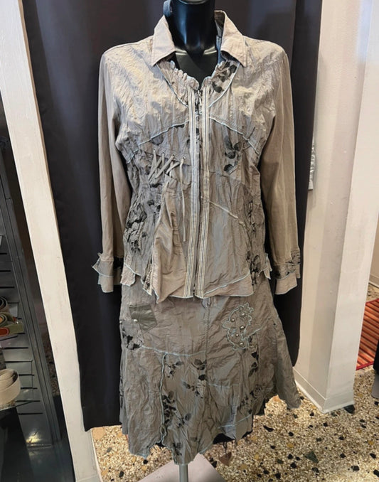 Completo giacca e gonna Crisca Y2K | XL donna