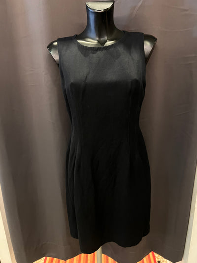 Tubino Sportmax nero lino e viscosa | M donna thumbnail