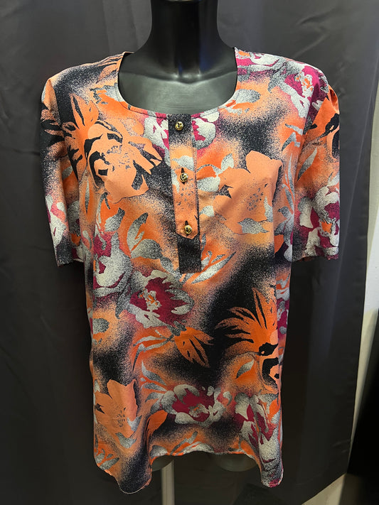 Blusa sartoriale vintage (3xl donna)