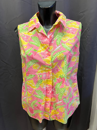 Camicia smanicata hawaiana Lilly Pulitzer (L donna) thumbnail