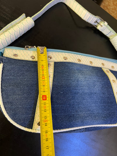Borsa Duemila in denim Y2K nuova thumbnail