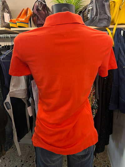 Polo Donna Tommy Hilfiger Arancione – Taglia S – Classic Fit thumbnail