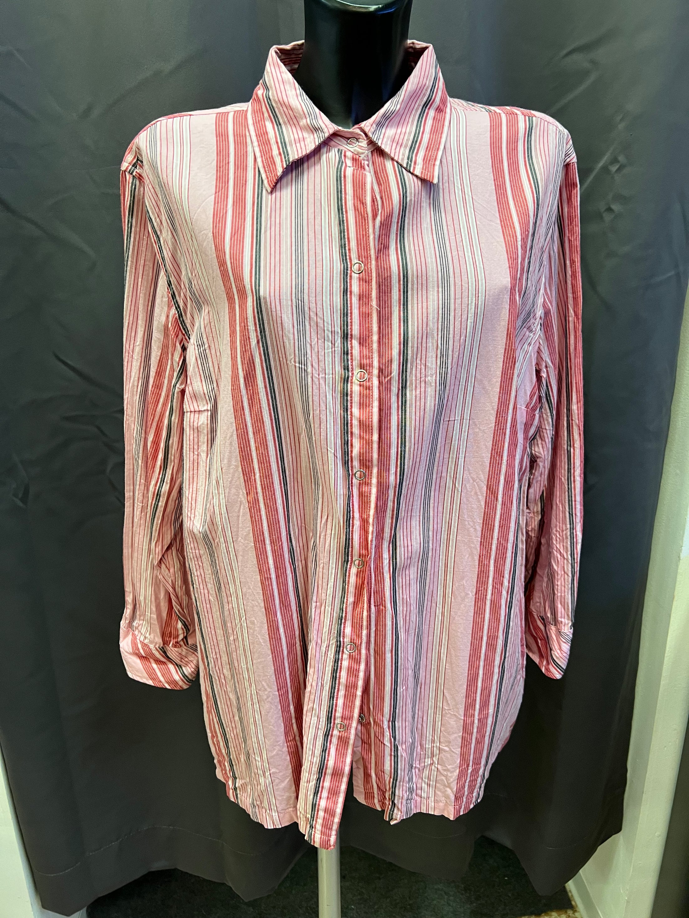 Camicia Maxi Me a righe (3xl donna)