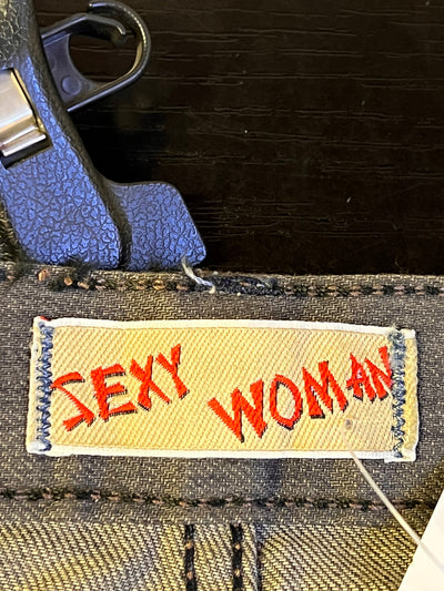 Jeans Y2K Sexy Woman vita bassa nuovo (Xs donna) thumbnail