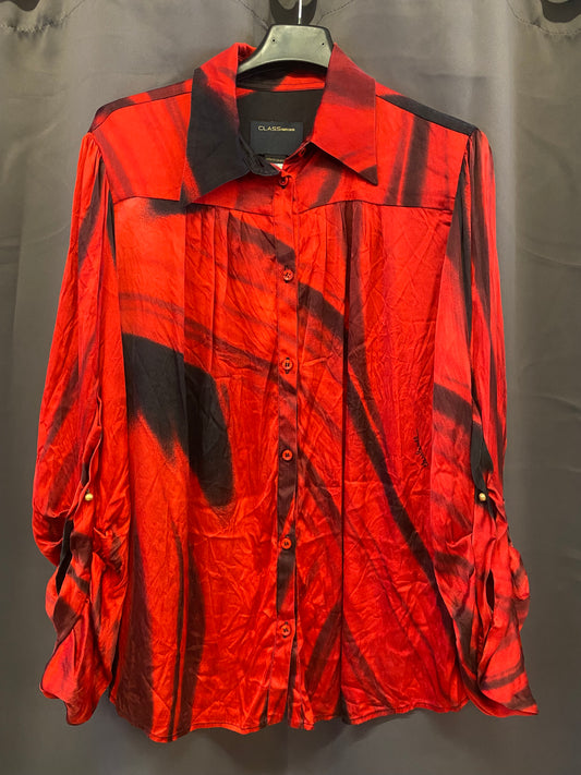 Camicia vintage Roberto Cavalli in seta (M)