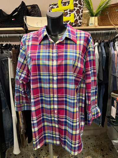 Camicia Chaps manica tre quarti | 3xl donna thumbnail