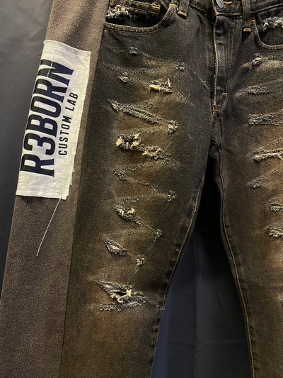 Jeans flare Y2K Sexy Woman Custom - donna L | R3BORN thumbnail