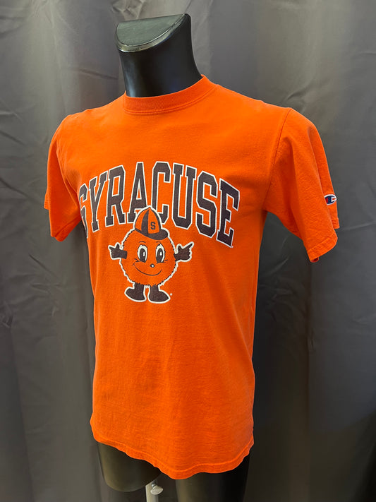 T-shirt Champion Syracuse University con mascotte otto the orange (S uomo)