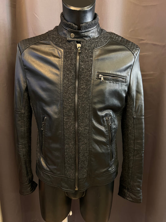 Giacca in vera pelle (L slim fit)