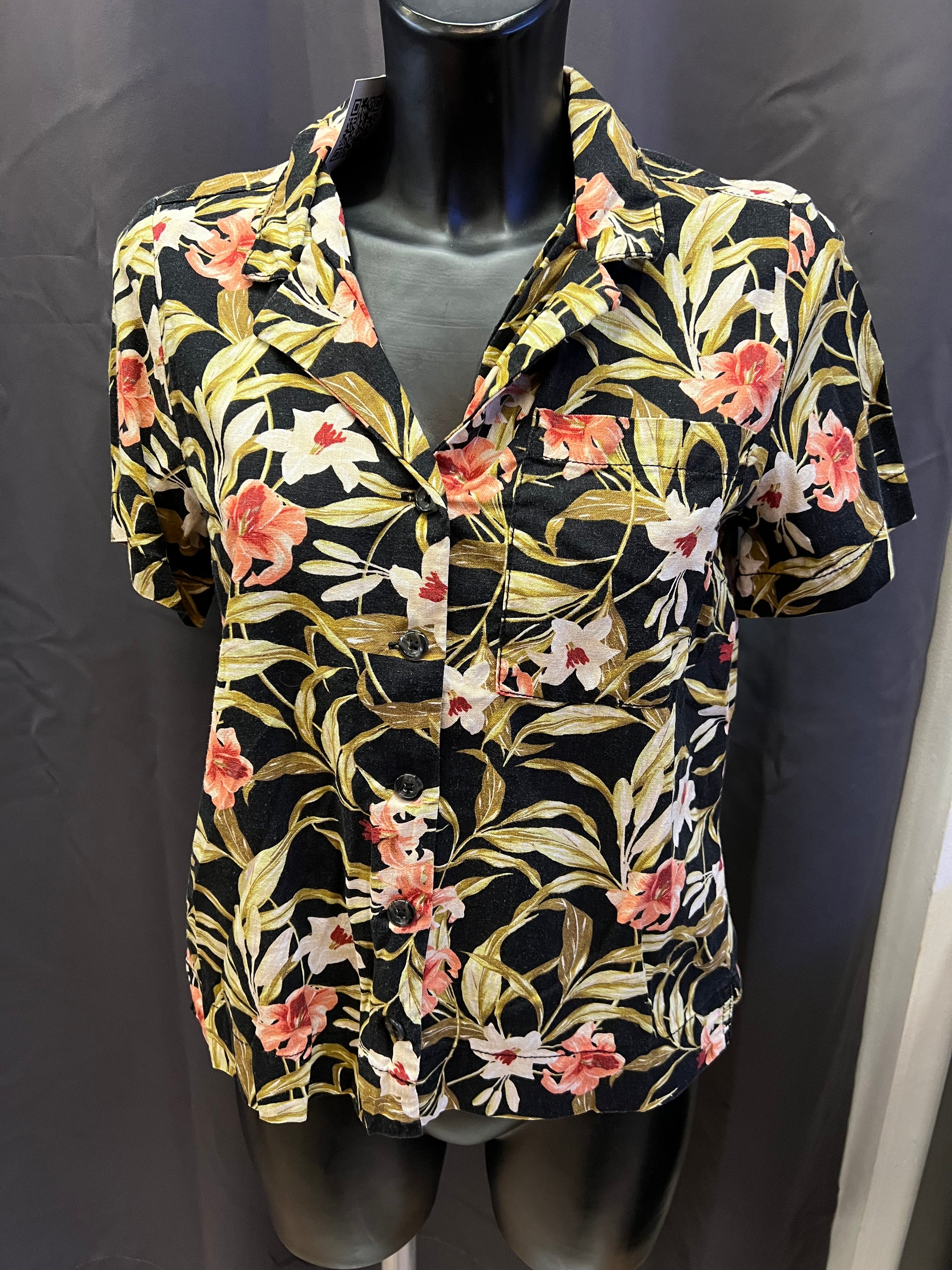 Camicia hawaiana Jensie Jeans in lino (S donna)
