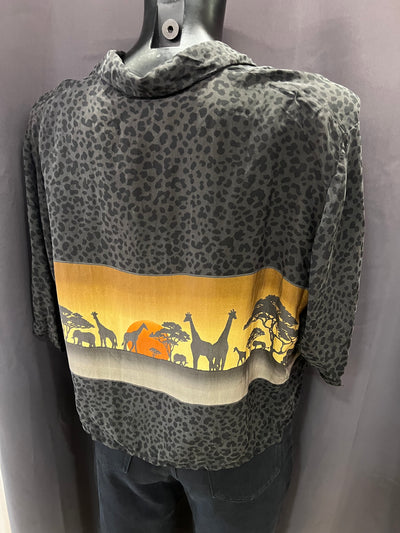 Camicia vintage Mario Borgioli in cupro | L donna thumbnail