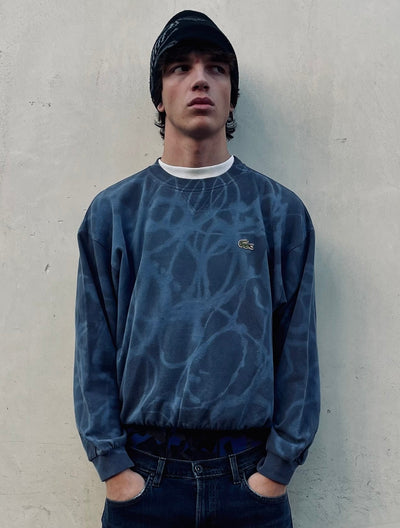 Pullover Vintage Lacoste Anni 90 Custom Uomo M | R3BORN thumbnail