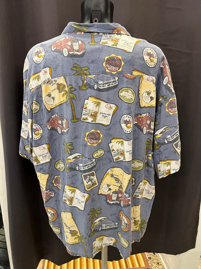 Camicia vintage in lino e viscosa Big Dogs (4XL uomo) thumbnail