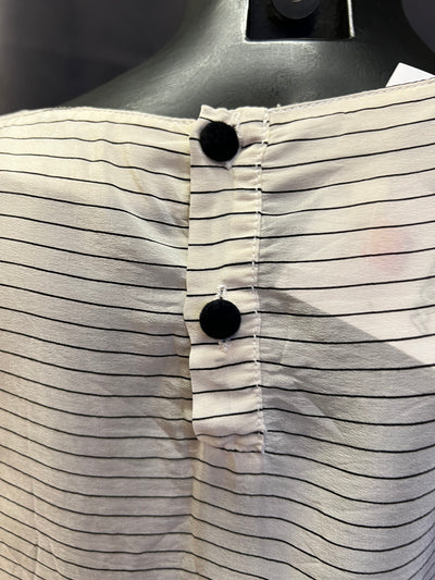 Blusa vintage sartoriale in seta e acetato (M donna) thumbnail