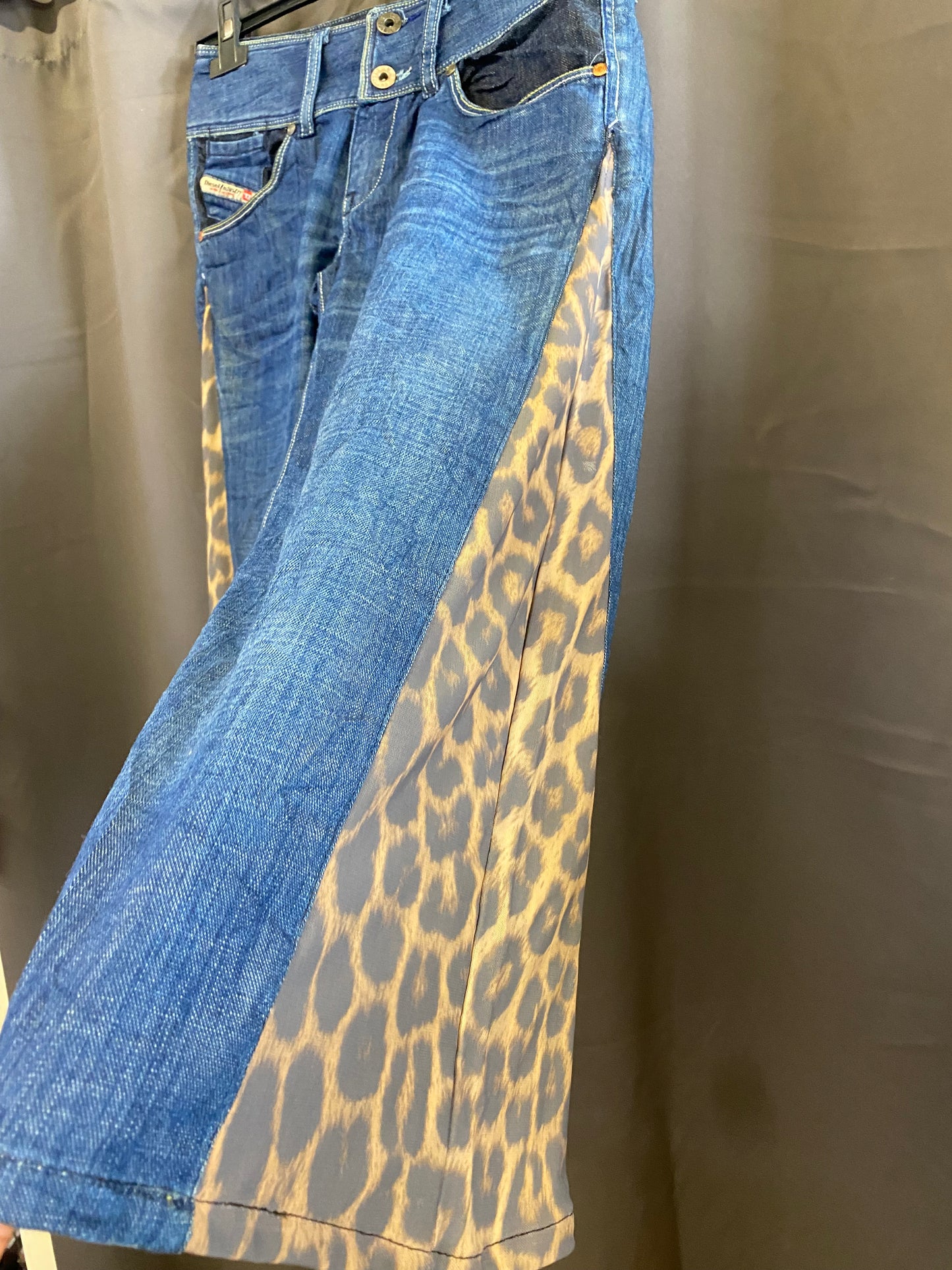 Jeans a pinocchietto Y2K Diesel Custom (XS)