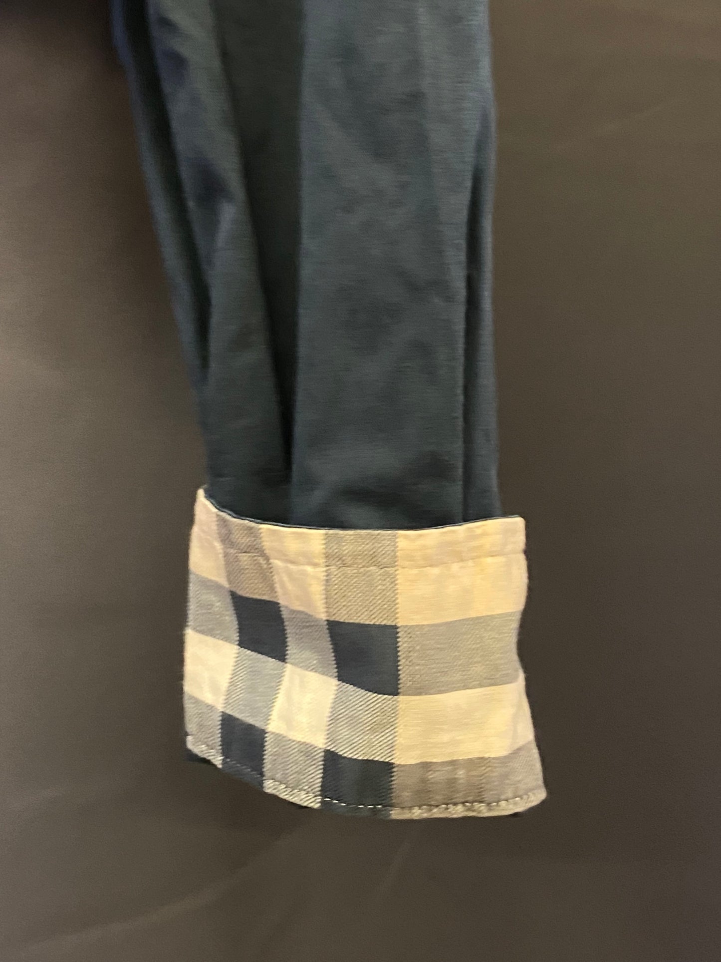 Camicia Burberry crop Custom by R3BORN (M)