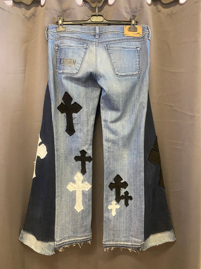 Jeans Y2K Diesel Custom by R3BORN (L)