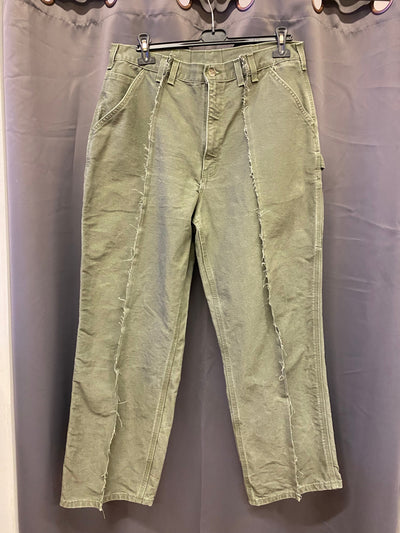 Jeans Baggy Carhartt Carpenter Custom Cachi Uomo M | R3BORN thumbnail