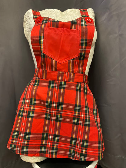 Salopette vintage Francese Tartan Diab’ Less Paris (S)