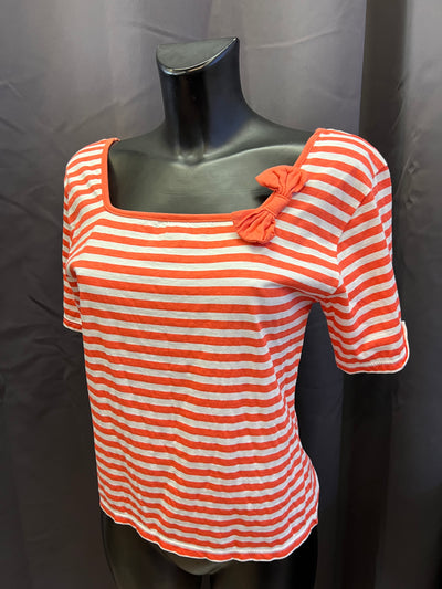 Maglia a righe con scollo quadrato vintage (L donna) thumbnail