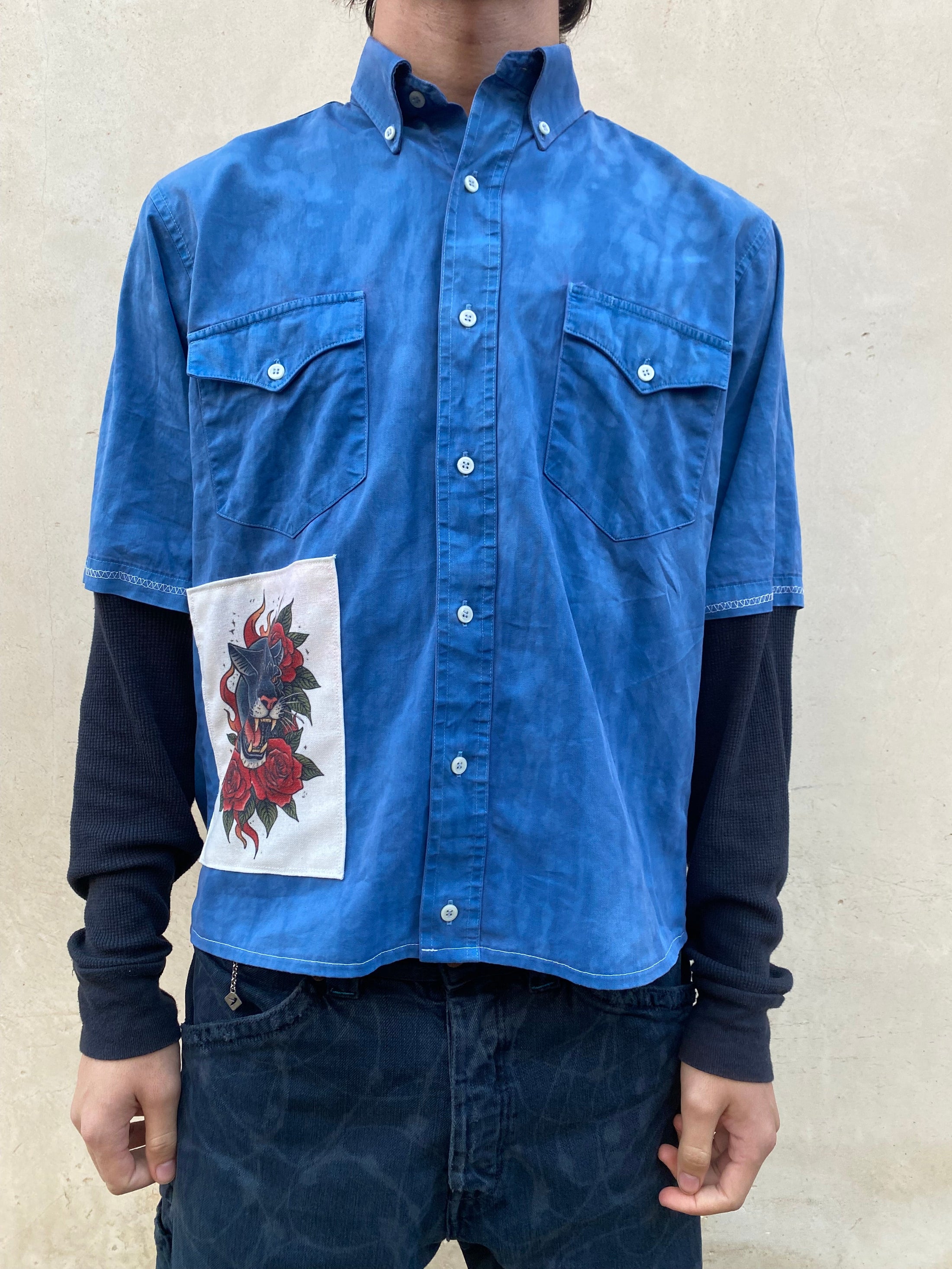 Camicia box fit Wrangler Custom - uomo M | R3BORN