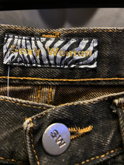 Jeans flare Y2K Sexy Woman Custom - donna L | R3BORN thumbnail