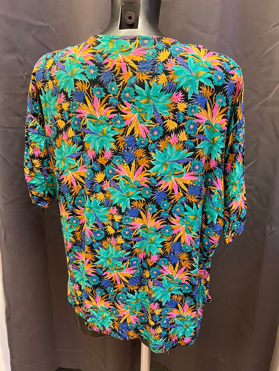 Blusa vintage in viscosa (XL donna) thumbnail