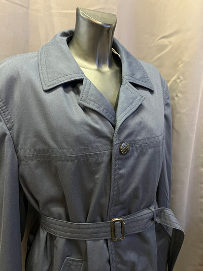 Cappotto vintage blu marino con imbottitura staccabile(Xl donna) thumbnail