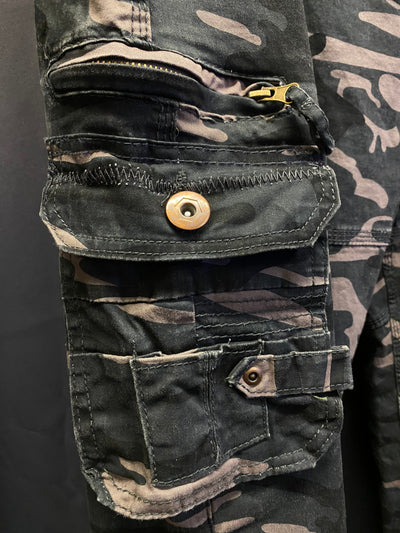 Pantaloni Flare mimetici Yohan’s Custom - uomo XXL | R3BORN thumbnail