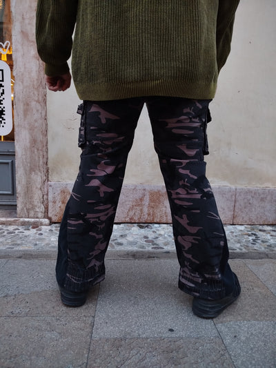 Pantaloni Flare mimetici Yohan’s Custom - uomo XXL | R3BORN thumbnail