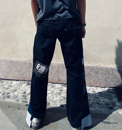 Jeans Y2K neri Custom R3BORN (M)