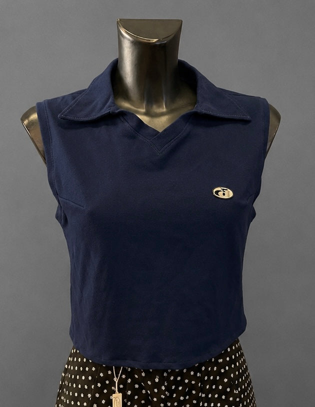 Polo smanicata Diesel vintage custom R3BORN (M donna)