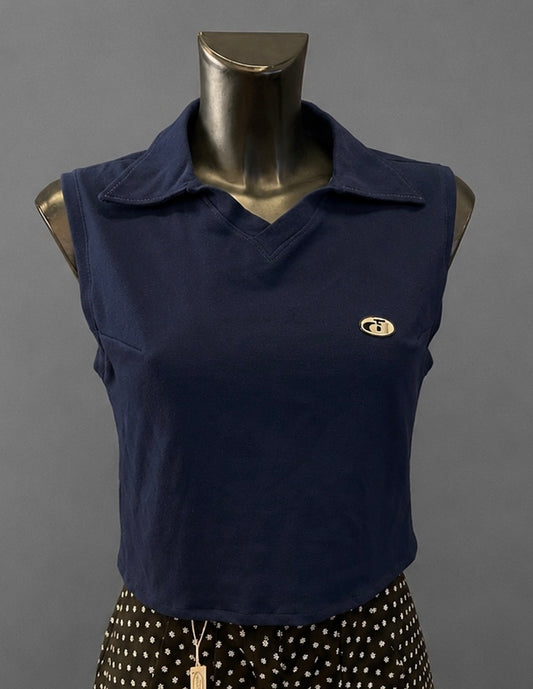 Polo smanicata Diesel vintage custom R3BORN (M donna)
