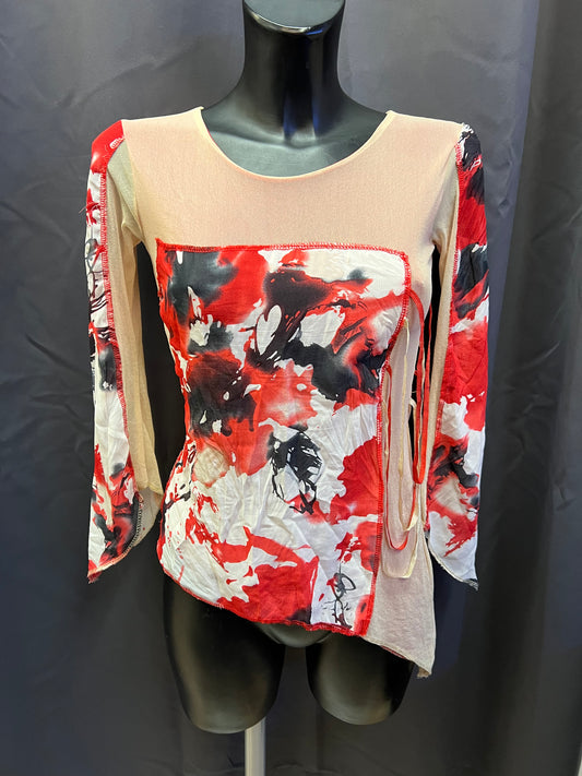 Maglia Y2K velata ( s donna)