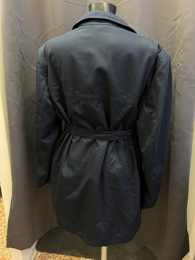 Cappotto vintage blu marino con imbottitura staccabile(Xl donna) thumbnail